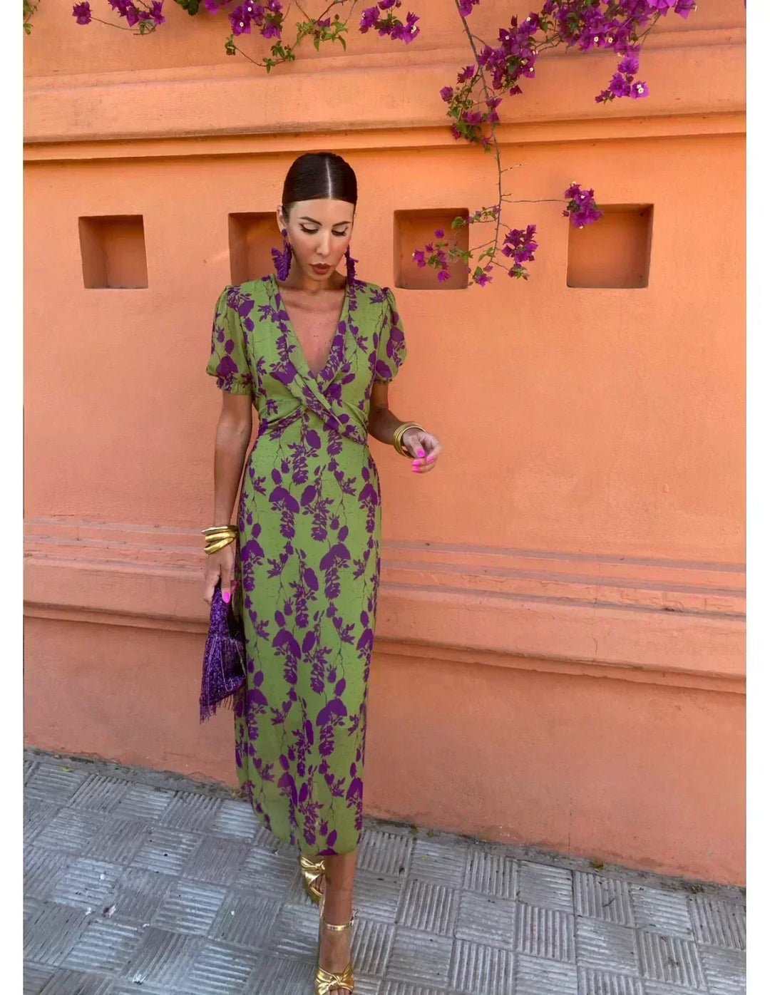 MAYLORA™ | Bohemian-Style Wrap Dress