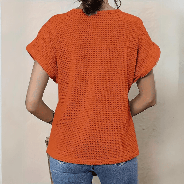 MAYLORA – Stilvolle Leinenbluse inspiriert von Ibiza