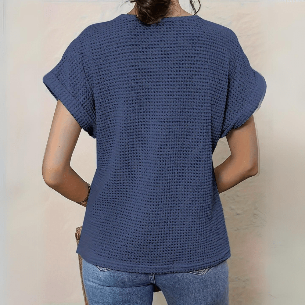MAYLORA – Stilvolle Leinenbluse inspiriert von Ibiza