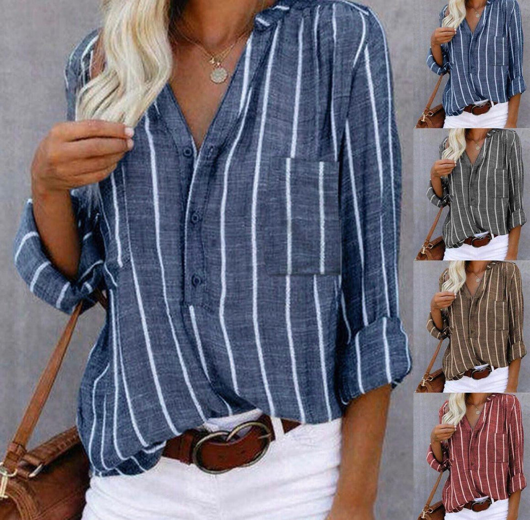 Giana™ - Legere Gestreifte Bluse
