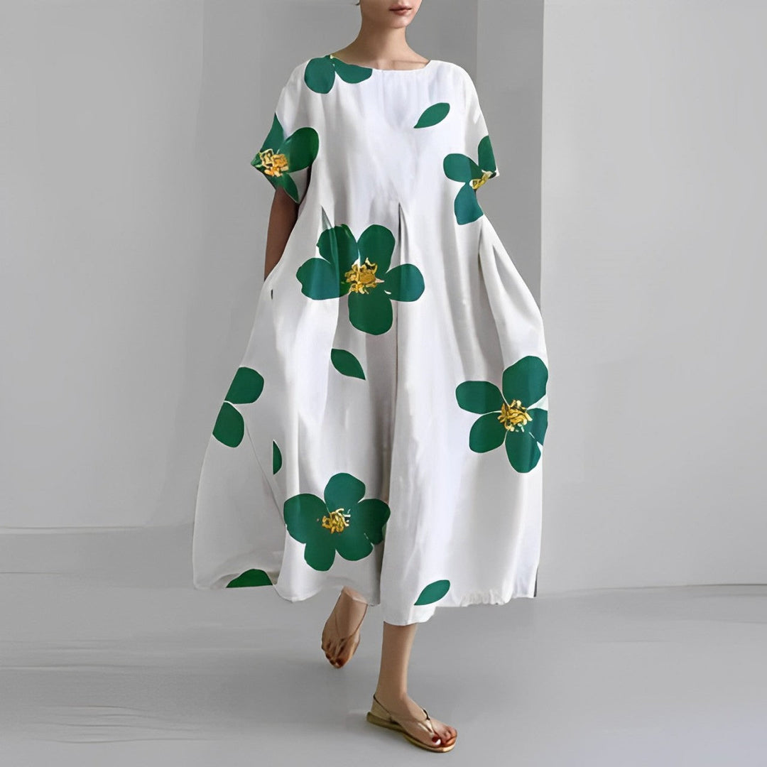 Noora | Plus Size Floral Dress