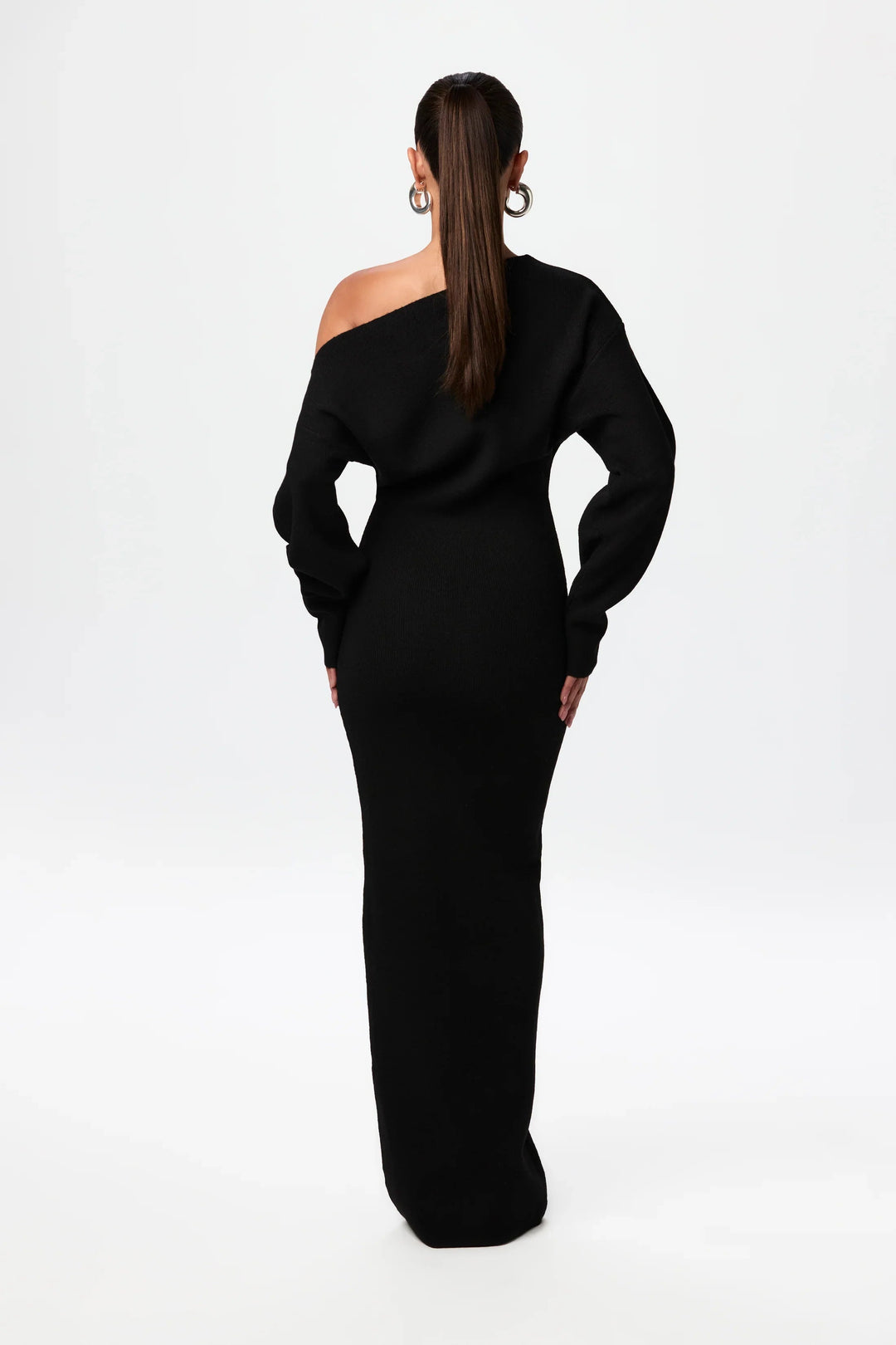 MAYLORA™ | Ärmelloses Strick-Maxikleid