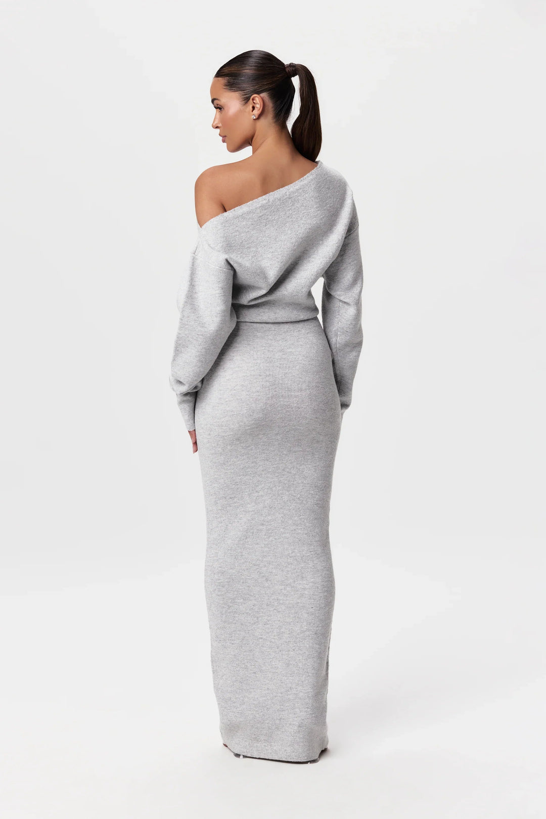 MAYLORA™ | Ärmelloses Strick-Maxikleid