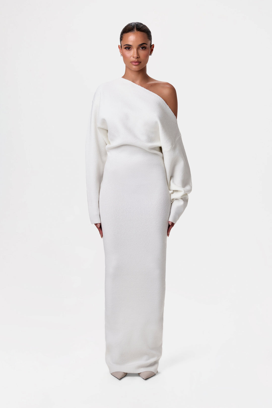 MAYLORA™ | Ärmelloses Strick-Maxikleid