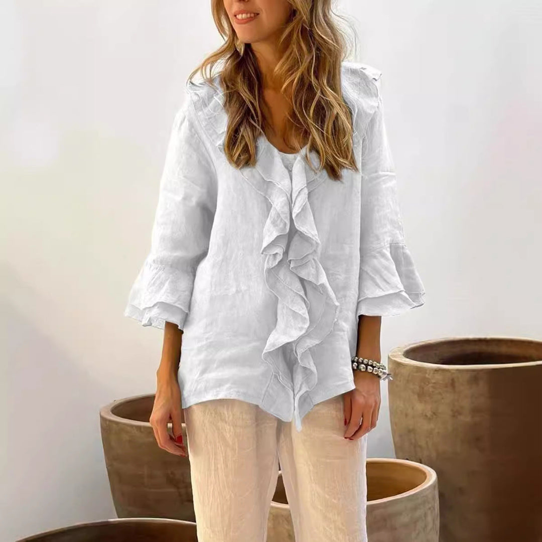 Cherry™ - Stilvolle Bluse mit Rüschen