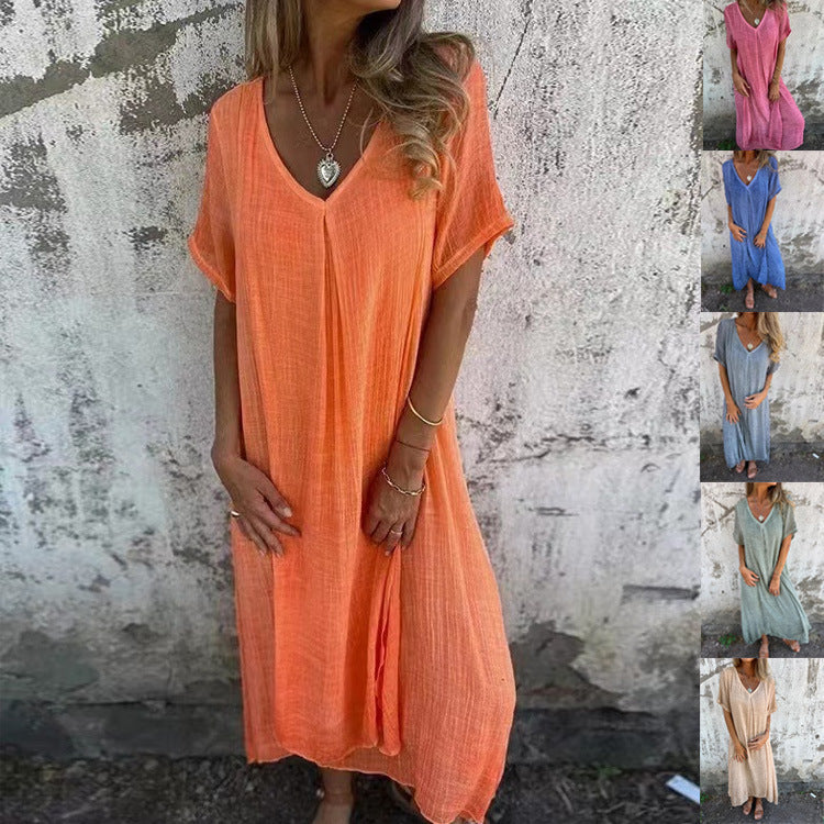 MAYLORA™ | Bequeme Midi-Kleid im entspannten Schnitt