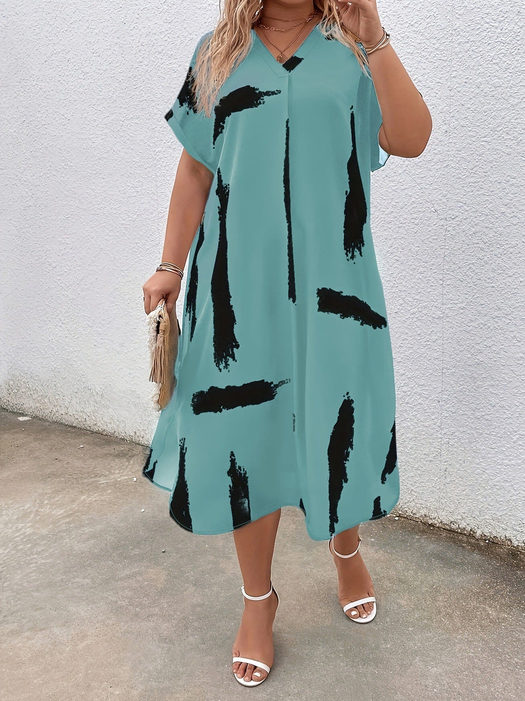 Lauren | Elegantes Plus-Size Kleid