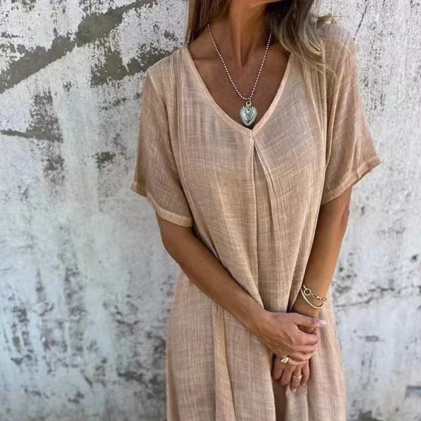 MAYLORA™ | Bequeme Midi-Kleid im entspannten Schnitt