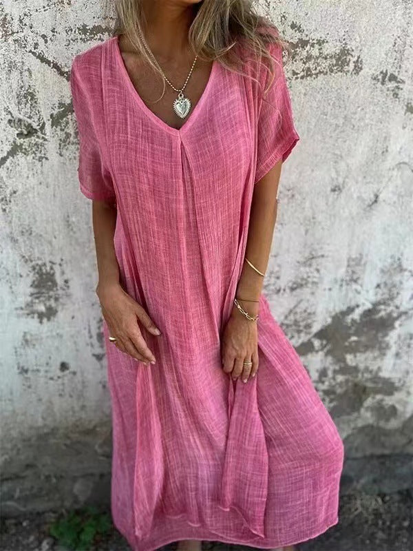 MAYLORA™ | Bequeme Midi-Kleid im entspannten Schnitt
