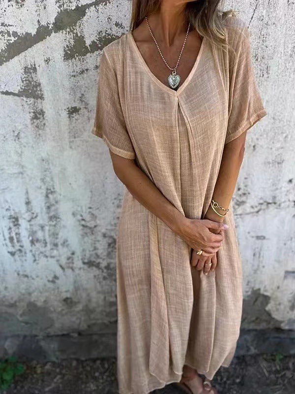 MAYLORA™ | Bequeme Midi-Kleid im entspannten Schnitt
