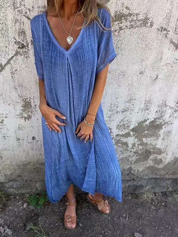 MAYLORA™ | Bequeme Midi-Kleid im entspannten Schnitt