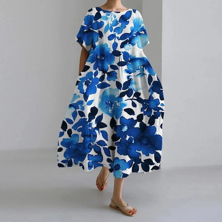 Noora | Plus Size Floral Dress
