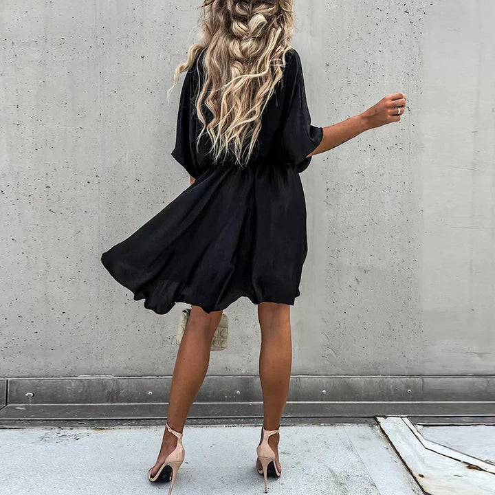 Lennon - Hochtailliertes Mini-Sommerkleid
