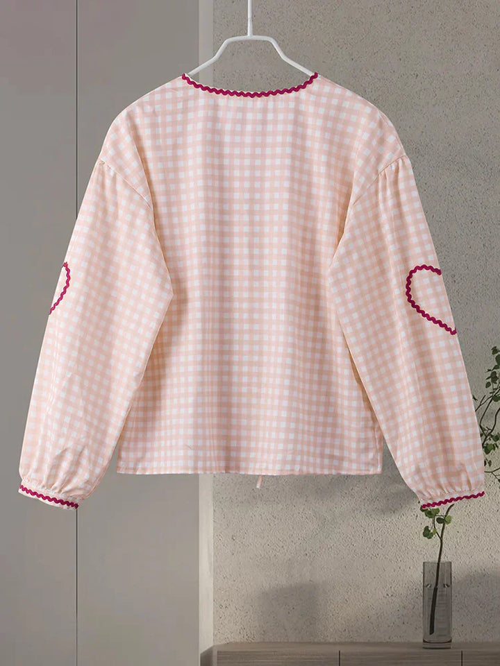 MILA - Herzmuster Bluse