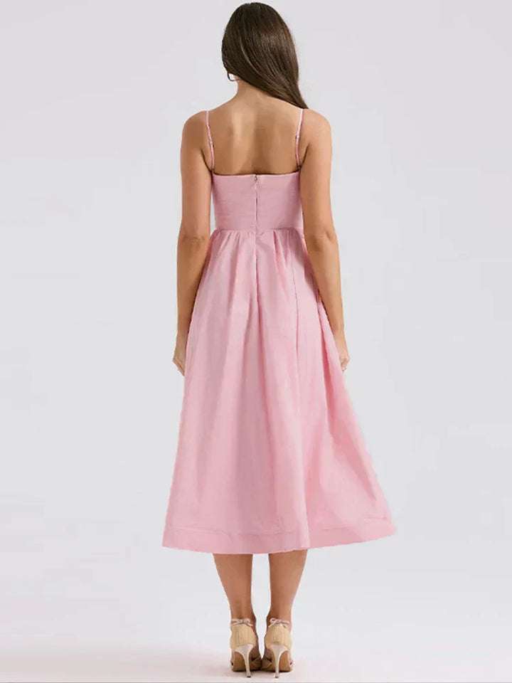 Delaney - Tailliertes A-Linien-Kleid