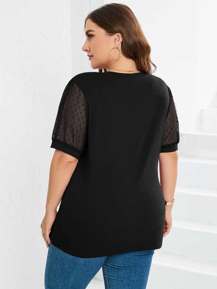 Rhianna™ - Stilvolle Bluse mit Puffärmeln