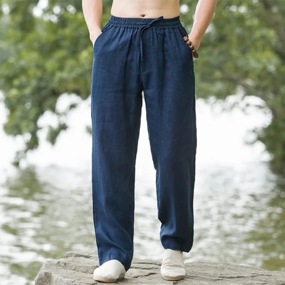 MAYLORA – Sommerliche Leinenhose mit entspannter Silhouette