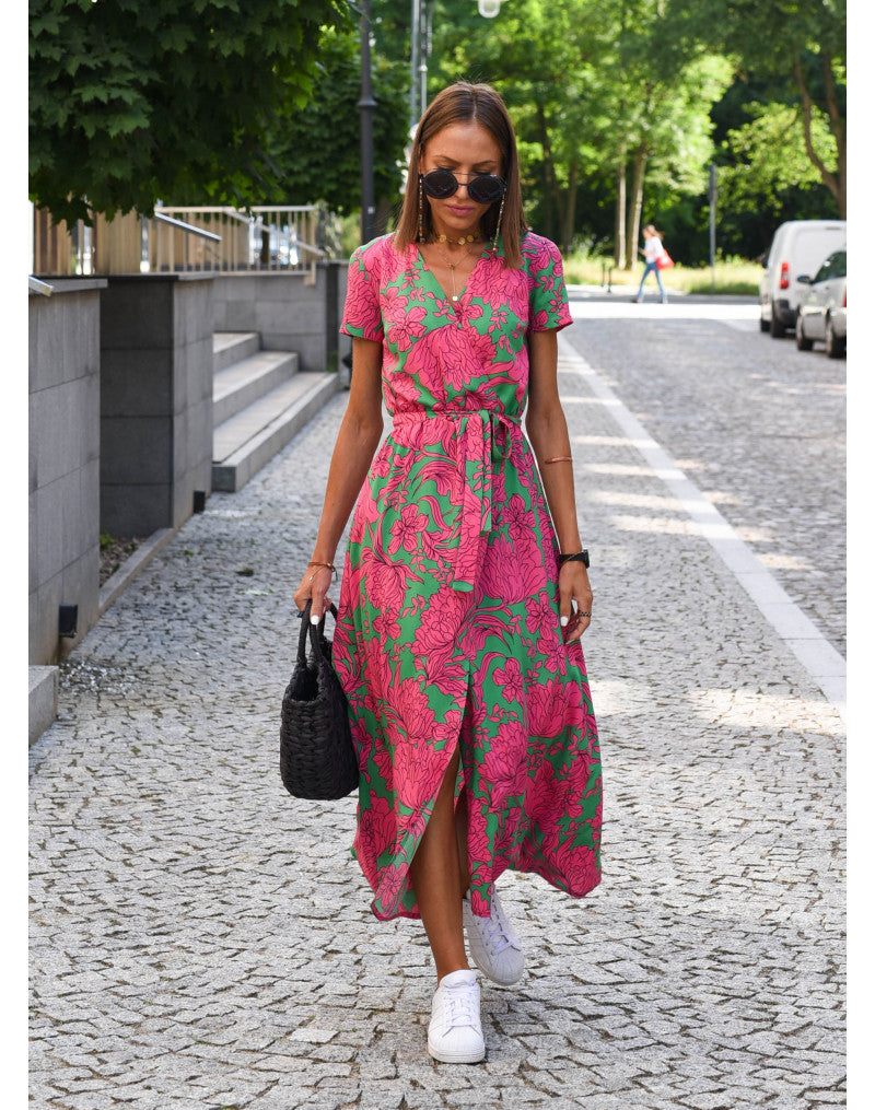 MAYLORA™ | Stilvolles Wickelkleid für den Sommer