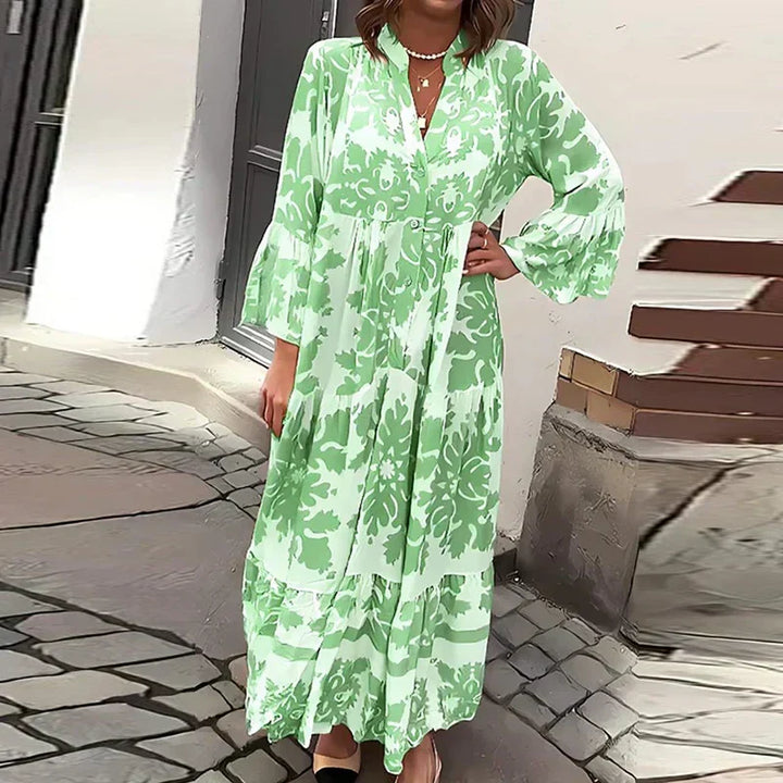 Ophelia - Maxi Boho Kleid mit Weitärmeln