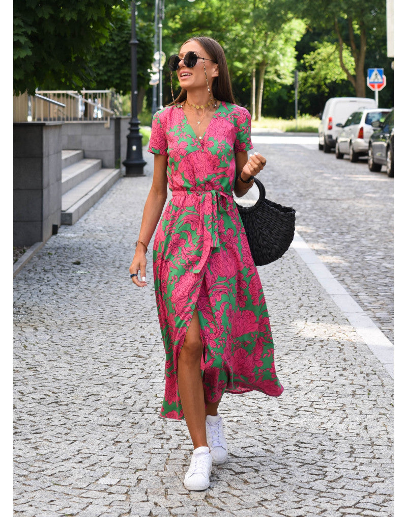 MAYLORA™ | Stilvolles Wickelkleid für den Sommer