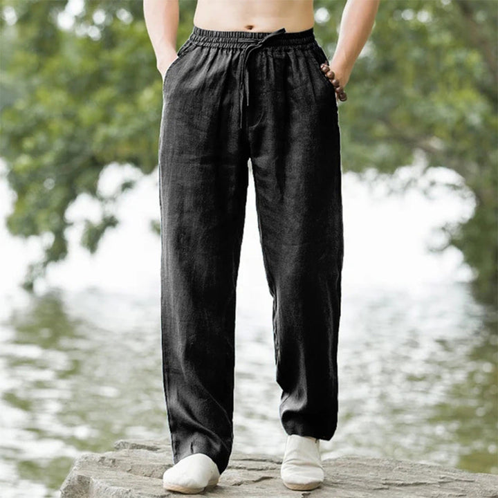 MAYLORA – Sommerliche Leinenhose mit entspannter Silhouette