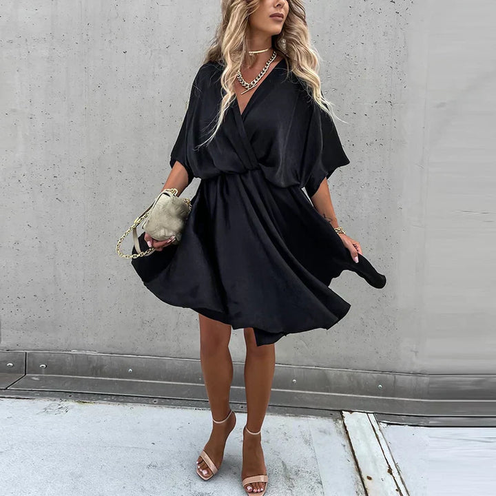 Lennon - Hochtailliertes Mini-Sommerkleid
