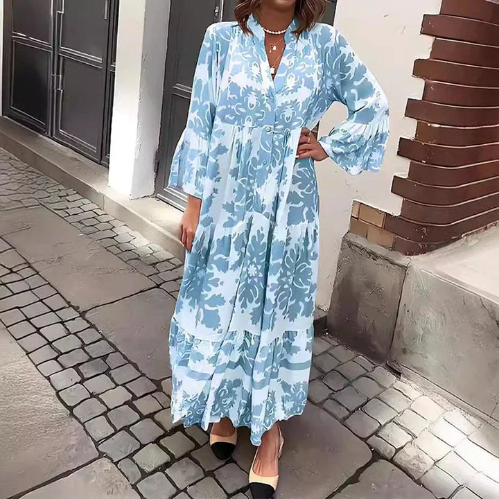 Ophelia - Maxi Boho Kleid mit Weitärmeln