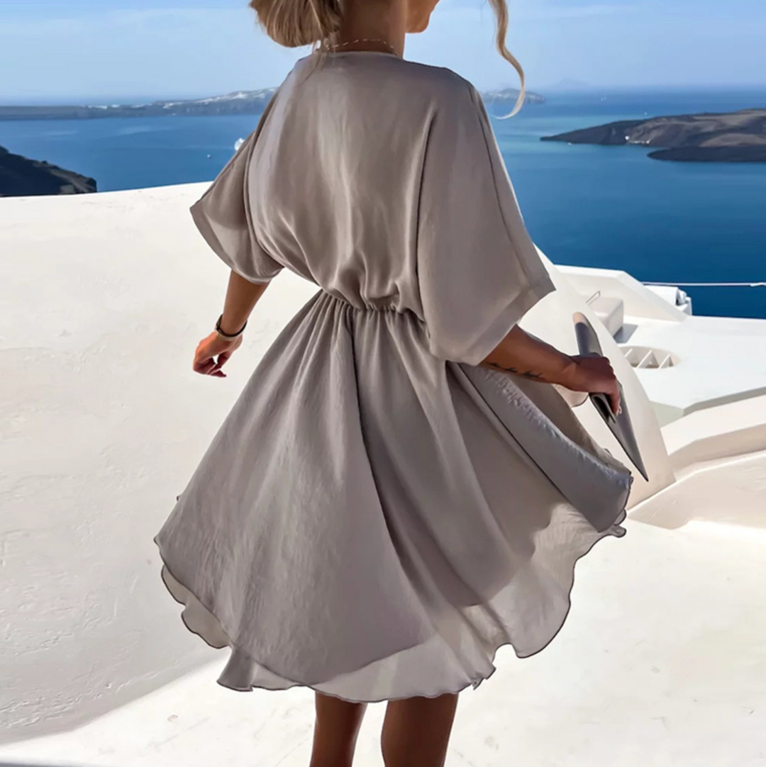 Lennon - Hochtailliertes Mini-Sommerkleid