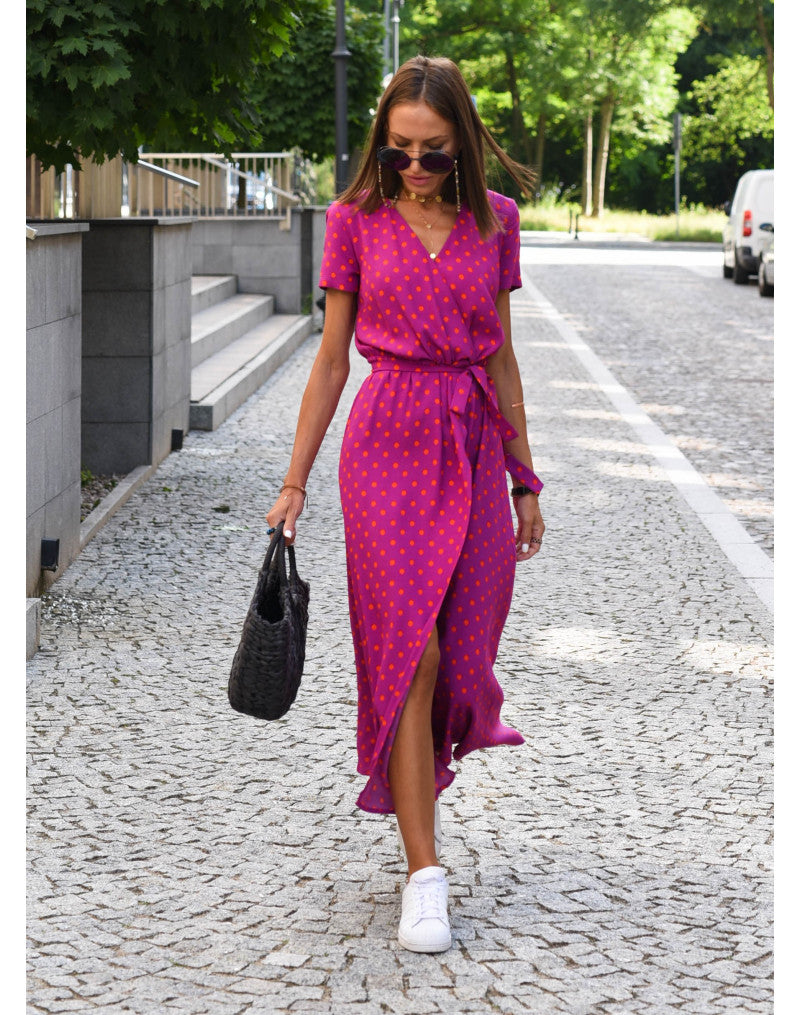 MAYLORA™ | Stilvolles Wickelkleid für den Sommer