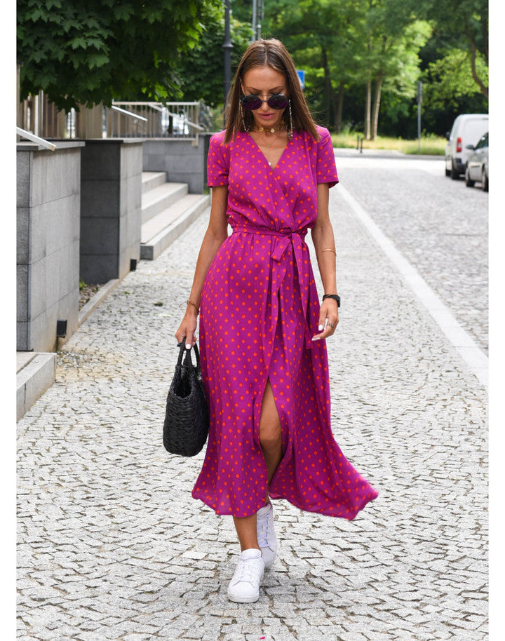 MAYLORA™ | Stilvolles Wickelkleid für den Sommer