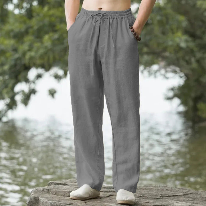 MAYLORA – Sommerliche Leinenhose mit entspannter Silhouette