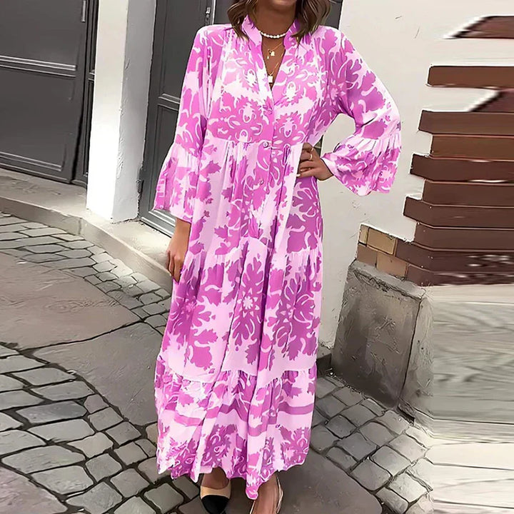 Ophelia - Maxi Boho Kleid mit Weitärmeln