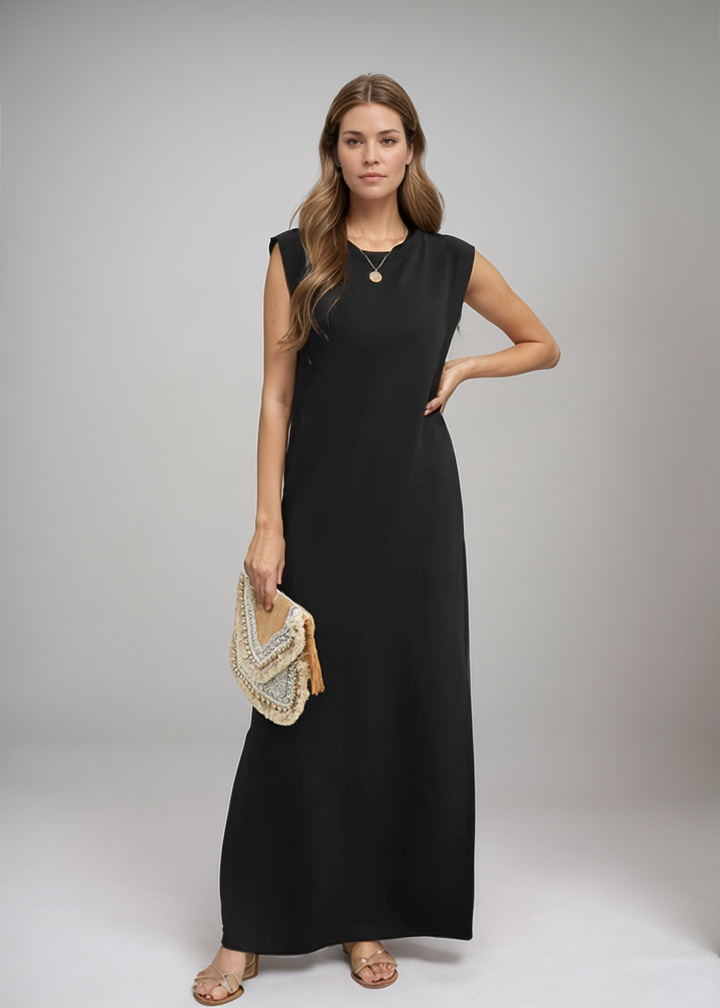 Therese™ | Ärmelloses Maxikleid im minimalistischen Stil