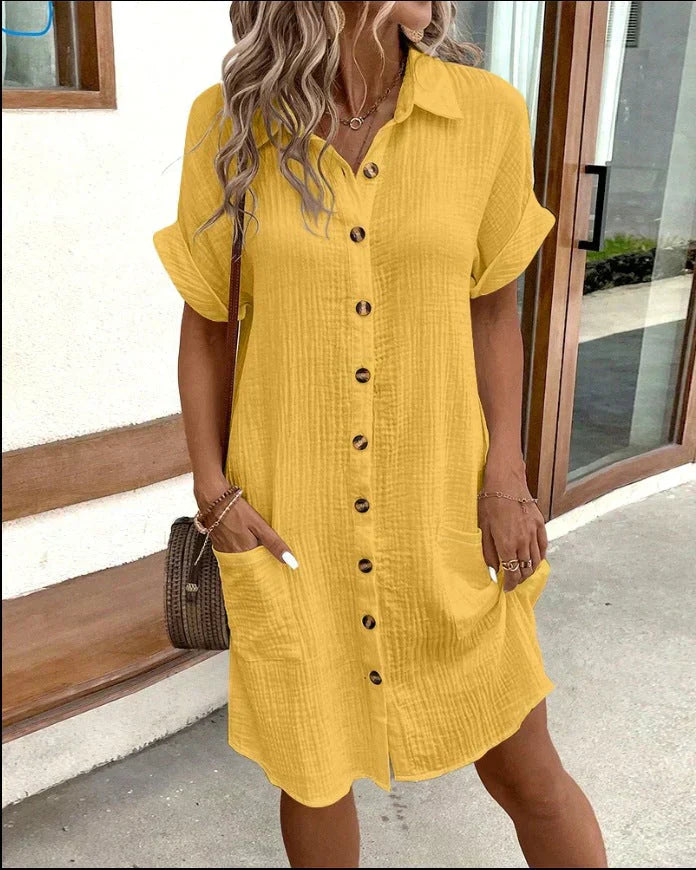 Aria - Klassisches Polo-Kleid im Casual-Stil