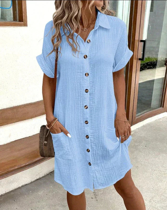 Aria - Klassisches Polo-Kleid im Casual-Stil