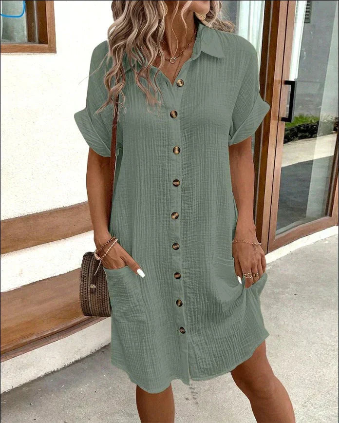 Aria - Klassisches Polo-Kleid im Casual-Stil