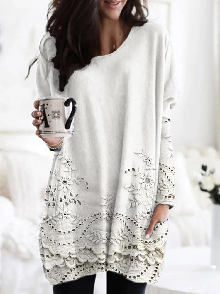 MAYLORA - Gemütlicher Pullover mit Druckdesign