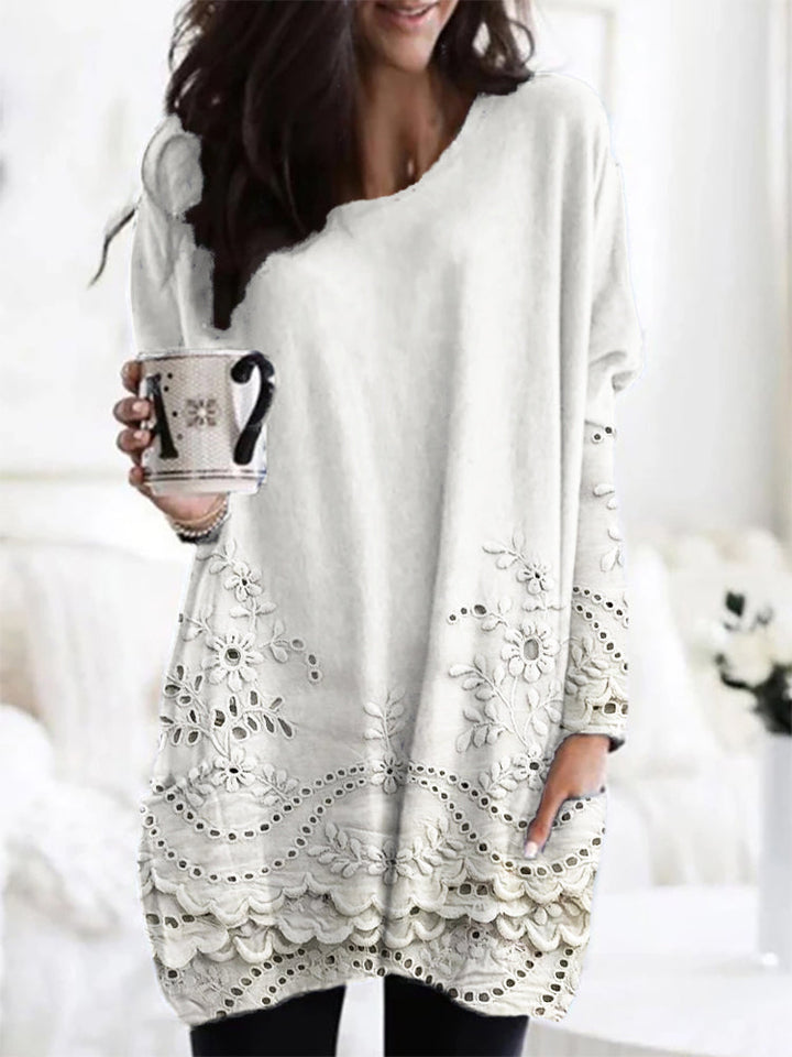 MAYLORA - Gemütlicher Pullover mit Druckdesign