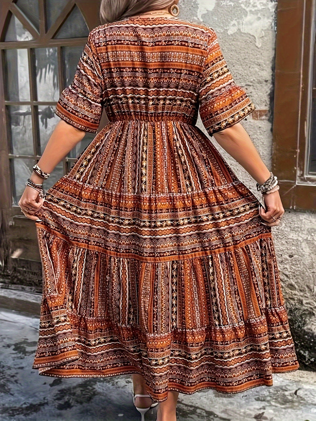 Mandy | Multicolor Kleid in Übergrößen