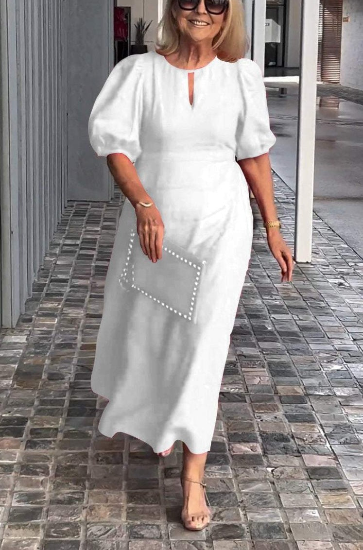 Frankie - Elegantes, Weites Kleid mit Puffärmeln