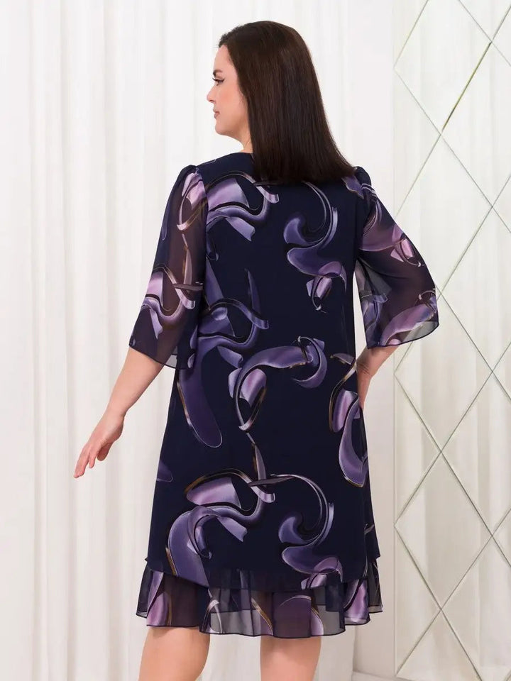 Harper | Plus Size Tourbillon Dress