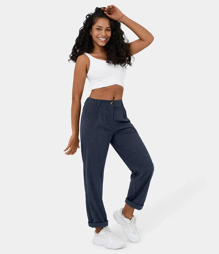 MAYLORA – Figurbetonte Relaxhose mit weitem Bein