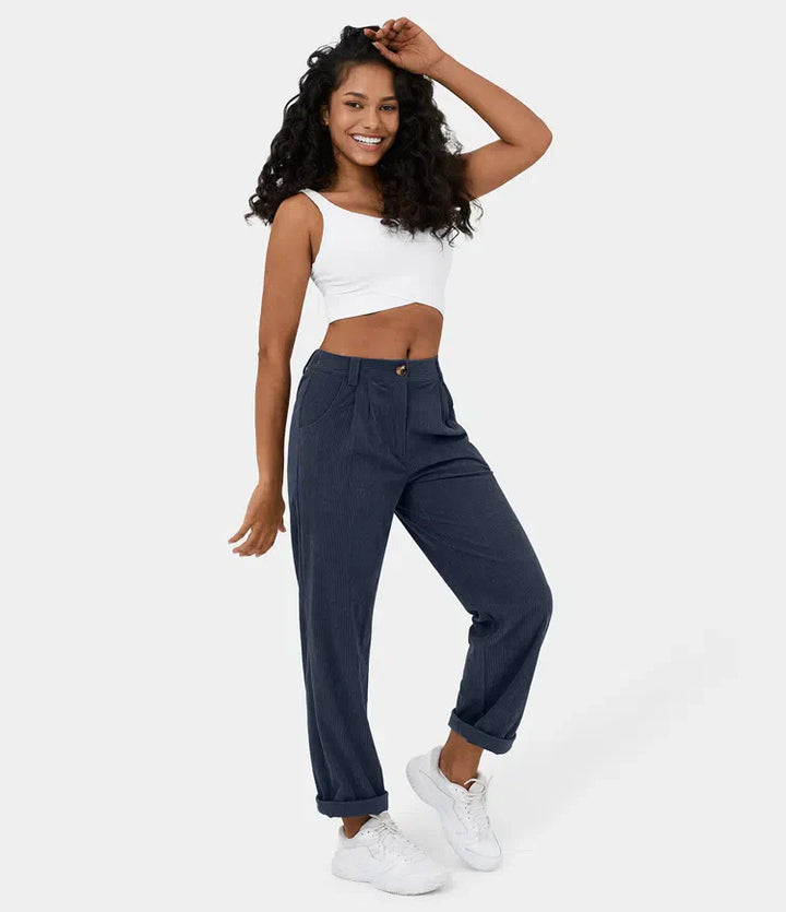 MAYLORA – Figurbetonte Relaxhose mit weitem Bein