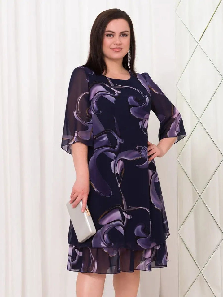 Harper | Plus Size Tourbillon Dress