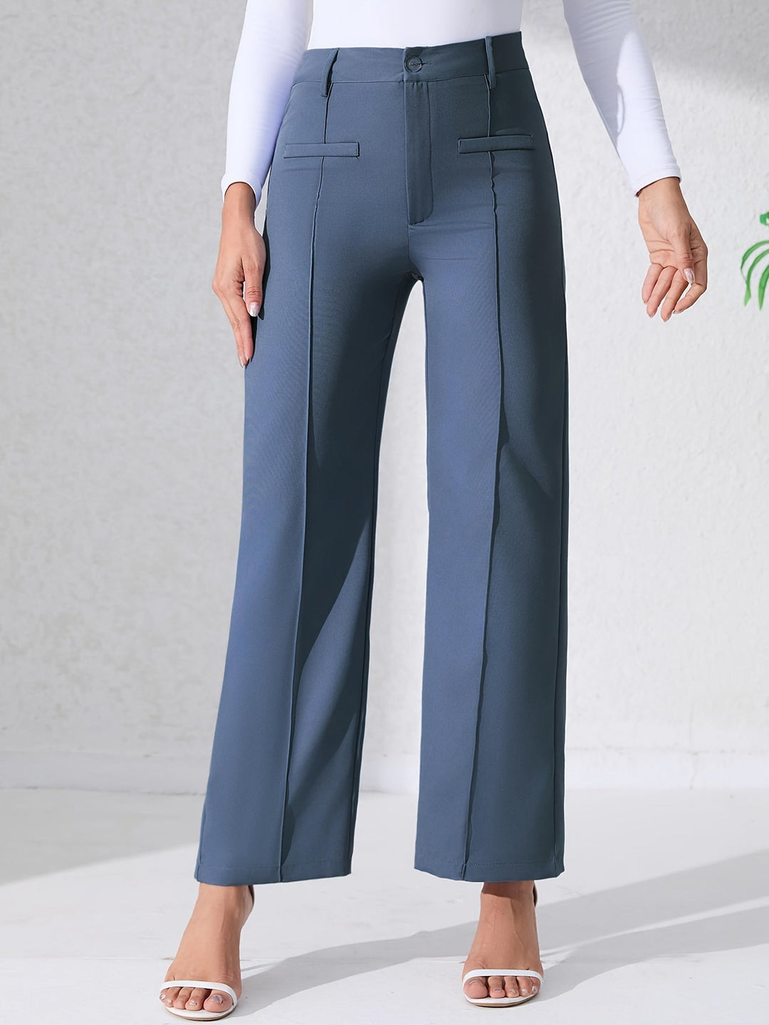 MAYLORA – Premium High Waist Hose mit weitem Bein