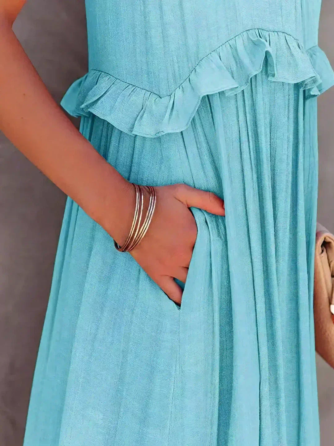 Landry - Ärmelloses Kleid mit stilvollen Rüschen