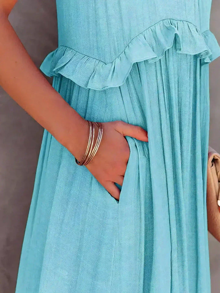 Landry - Ärmelloses Kleid mit stilvollen Rüschen