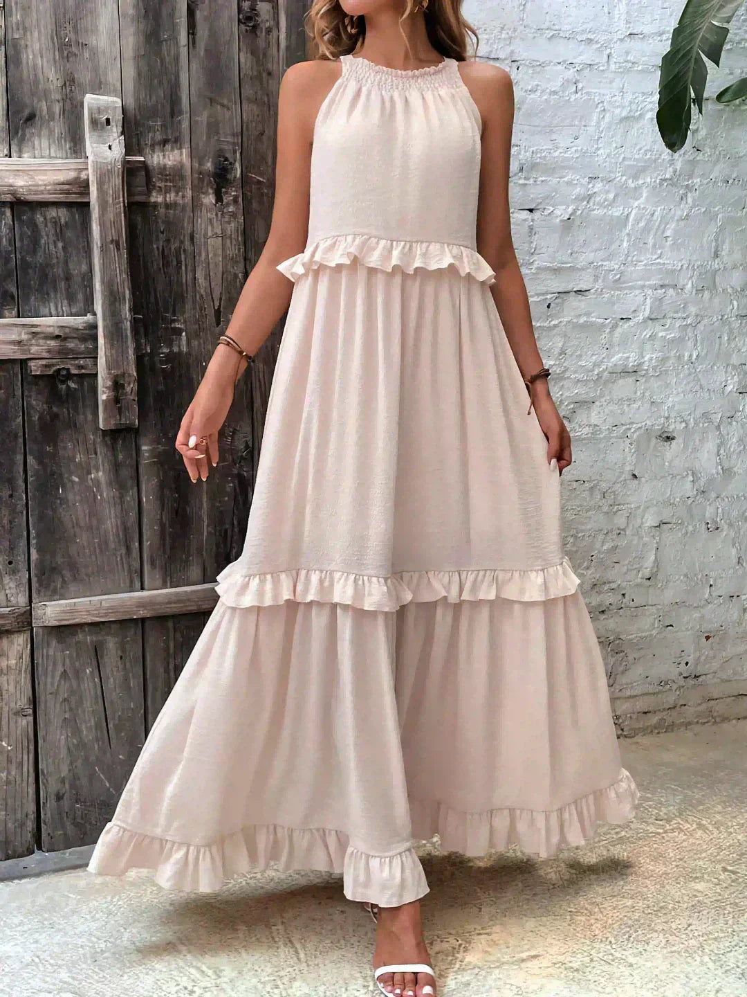 Landry - Ärmelloses Kleid mit stilvollen Rüschen