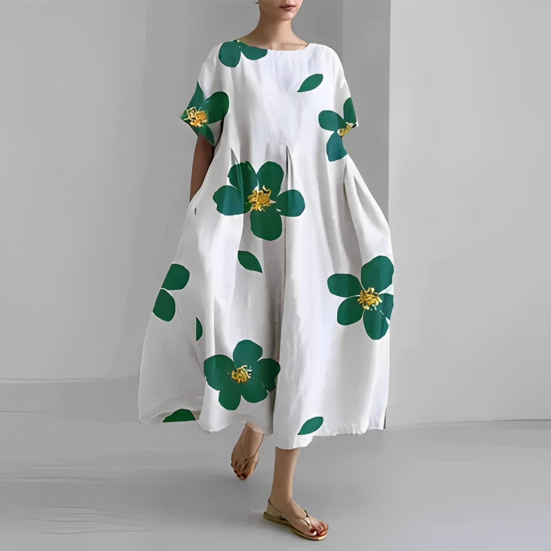 MAYLORA – Boho Traumkleid mit floralem Print