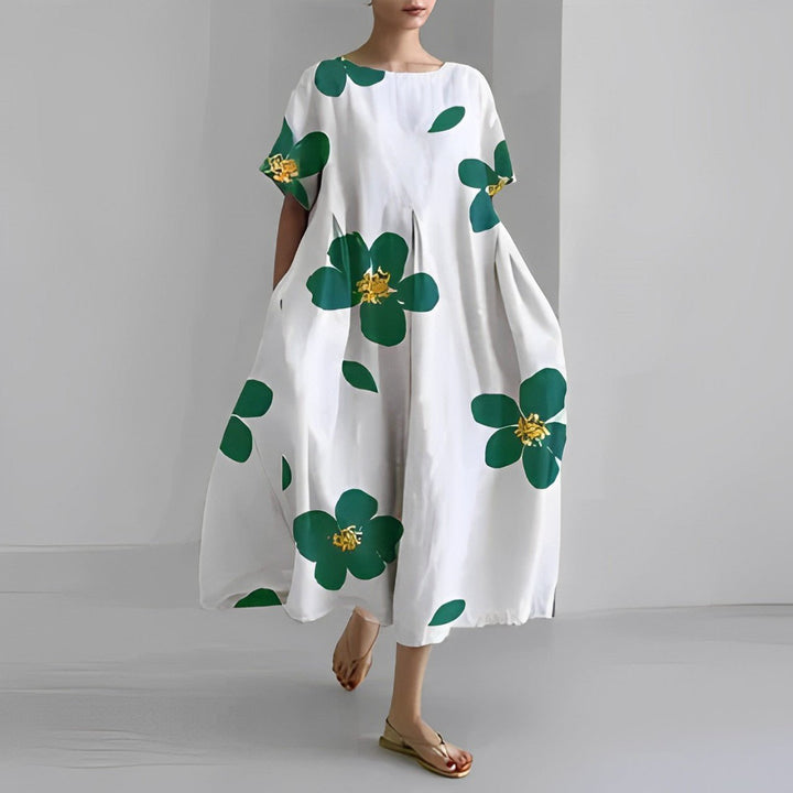 MAYLORA – Boho Traumkleid mit floralem Print